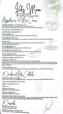Menu photo 1 Kathrin's Biergarten Rocklin, CA Menu photo 1 Kathrin's Biergarten Rocklin, CA