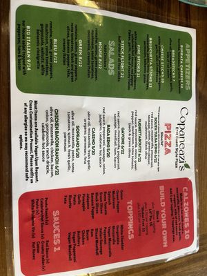 Menu photo 2 Copaneazi’s Pizza South Tulsa, OK