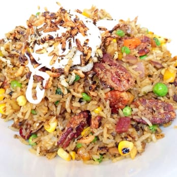 Shoyu - Duck confit fried rice with a poached egg - good - Japanese Near Me - Saint Paul, Minnesota