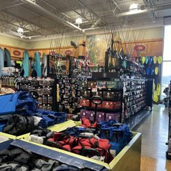DICK'S Sporting Goods - Fishing and camping equipment are located upstairs
