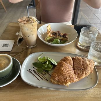 Ember & Vine - Truffle croissant, quiche of the day, café mocha, and cappuccino - Steakhouses Near Me - Palmas del Mar, Puerto Rico Ember & Vine - Truffle croissant, quiche of the day, café mocha, and cappuccino - Steakhouses Near Me - Palmas del Mar, Puerto Rico