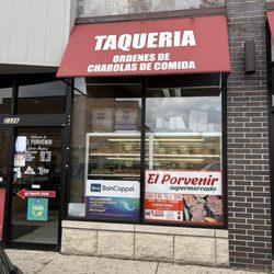 El Porvenir - Outside sign