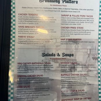 Broadway Diner - menu - American Near Me - Baraboo, Wisconsin