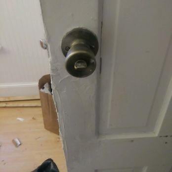 Parttaker HF Locksmith - will have to replace doors because he cut the door and that's the repair that was done to it - Keys & Locksmiths Near Me - Elmira, New York Parttaker HF Locksmith - will have to replace doors because he cut the door and that's the repair that was done to it - Keys & Locksmiths Near Me - Elmira, New York
