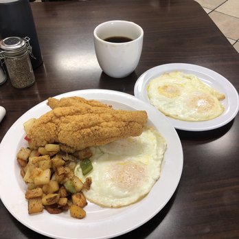 Rusty Pot Café - First time I've had catfish for breakfast. Super. Will be back. - Breakfast & Brunch Near Me - Inglewood, California Rusty Pot Café - First time I've had catfish for breakfast. Super. Will be back. - Breakfast & Brunch Near Me - Inglewood, California