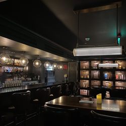 PS - The gorgeous bar and spirits wall.