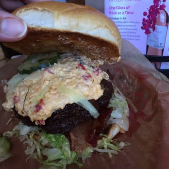 The Backyard - Pimiento cheese and bacon burger - Burgers Near Me - New Orleans, Louisiana