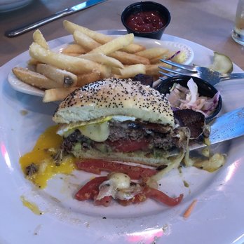 Too Cool Cafe - The Hangover Burger on a Gluten free Bun - New American Near Me - Indian Harbour Beach, Florida Too Cool Cafe - The Hangover Burger on a Gluten free Bun - New American Near Me - Indian Harbour Beach, Florida