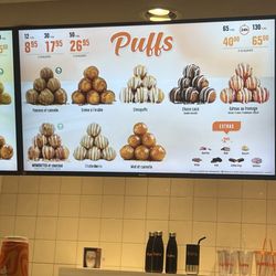 Mr. Puffs - Menu