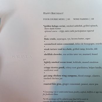 Sepia - New American Near Me - Chicago, Illinois