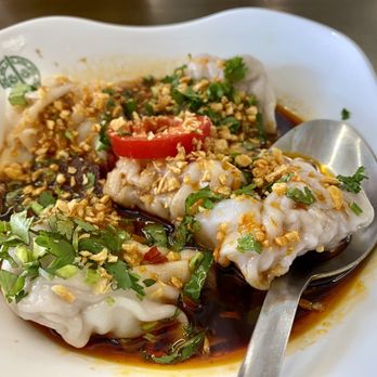 Tim Ho Wan - S13. Wontons in Hot and Spicy Sauce - Dim Sum Near Me - Katy, Texas