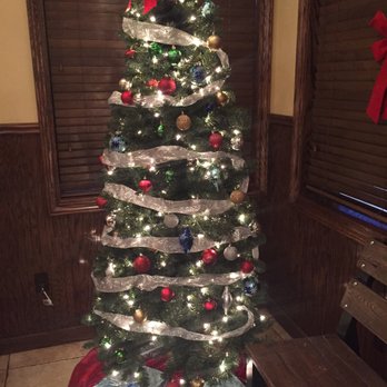Lucky’s Blind Fish Grill - The entry has the holiday spirit. - Bars Near Me - Lapeer, Michigan