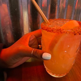 El Patio - Mezcal Paloma with Tajin Rim - Bars Near Me - Berkeley, California El Patio - Mezcal Paloma with Tajin Rim - Bars Near Me - Berkeley, California
