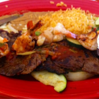 Salsa & Beer - Carne asada camarones combo. - Mexican Near Me - Van Nuys, California