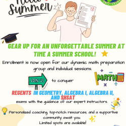 TIME A Technology Innovation Management - Summer Camp Regents and SHSAT Preparation