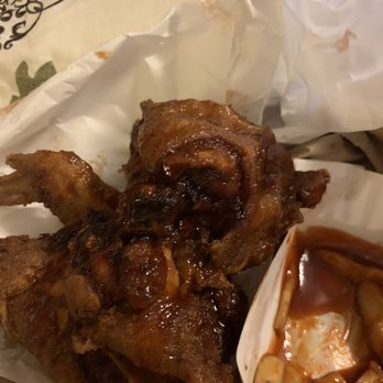 Kenny's Ribs and Chicken - Old burnt recooked Fried Chicken Entree - Soul Food Near Me - Calumet Park, Illinois
