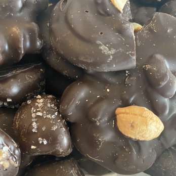 Skip's Candy Corner - a pile of chocolate covered almonds - Candy Stores Near Me - Lahaska, Pennsylvania Skip's Candy Corner - a pile of chocolate covered almonds - Candy Stores Near Me - Lahaska, Pennsylvania