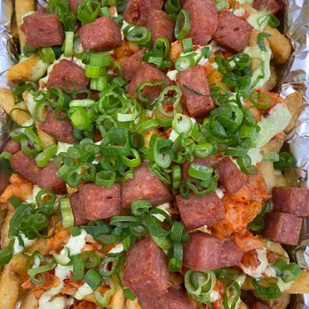 burger-chan - Galleria - Kimchi spam fries - Burgers Near Me - Houston, Texas burger-chan - Galleria - Kimchi spam fries - Burgers Near Me - Houston, Texas
