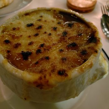 Petit Trois - French onion soup - just right - French Near Me - Sherman Oaks, California Petit Trois - French onion soup - just right - French Near Me - Sherman Oaks, California