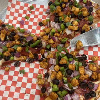 Pizza Twist - Uncooked toppings - Pizza Near Me - Northridge, California Pizza Twist - Uncooked toppings - Pizza Near Me - Northridge, California