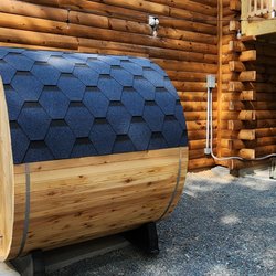 Widdoss Roofing - Outdoor sauna roof.  No job too small !!