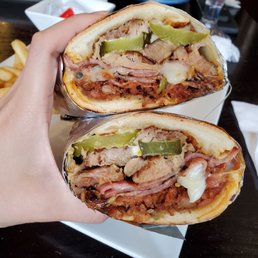 Cubano with fries on the side