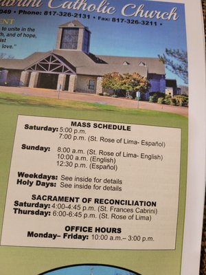 St. Frances Cabrini & St. Rose of Lima Catholic Church