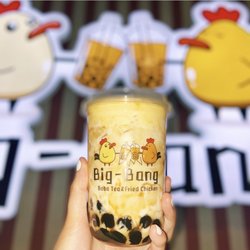 Big-Bang Boba & Chicken - Creme brûlée brown sugar milk tea