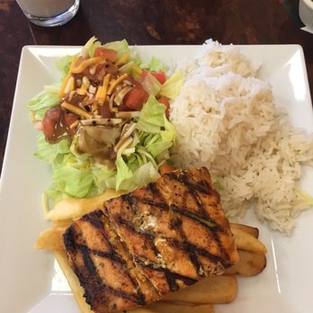 Bakery Bread & Grill - Grilled salmon! :) - Latin American Near Me - Fairfax, Virginia