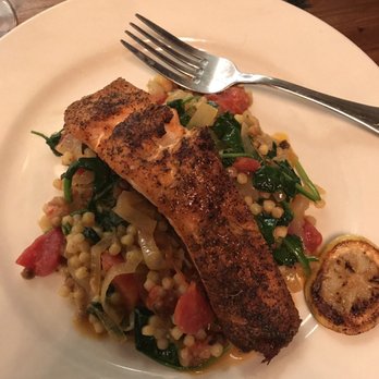 This Little Pig - Roasted salmon with risotto - Pizza Near Me - Clarence, New York This Little Pig - Roasted salmon with risotto - Pizza Near Me - Clarence, New York