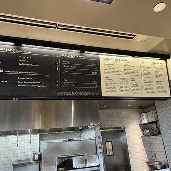 CAVA - Wall menu - Salad Near Me - Arlington, Virginia CAVA - Wall menu - Salad Near Me - Arlington, Virginia