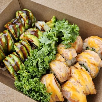Fuji Steakhouse - Caterpillar Roll ($18) & Lion King Roll ($18) - Teppanyaki Near Me - Redmond, Washington Fuji Steakhouse - Caterpillar Roll ($18) & Lion King Roll ($18) - Teppanyaki Near Me - Redmond, Washington