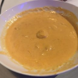 Lobster Bisque looking very boring but very good.