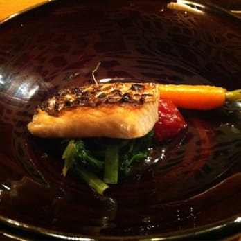 Miyake - The fish is plain but crisp. It is the pickled tomato that is packed with flavors ss - Japanese Near Me - Portland, Maine Miyake - The fish is plain but crisp. It is the pickled tomato that is packed with flavors ss - Japanese Near Me - Portland, Maine
