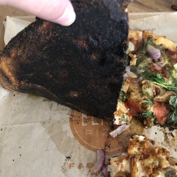 Blaze Pizza - Pizza burnt to a crisp - Salad Near Me - Alhambra, California