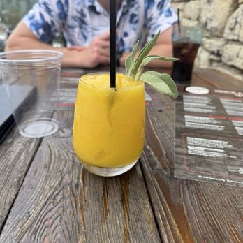 Brick & Bourbon - Mango win slushie - New American Near Me - Stillwater, Minnesota