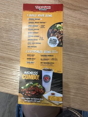 Menu photo 3 Teriyaki Madness Henderson, NV