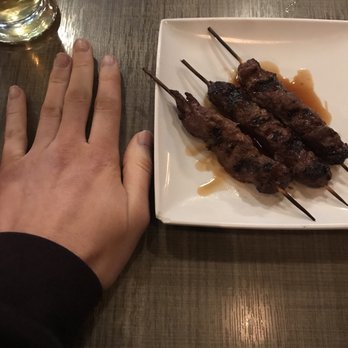 KuniSama - $5 skewers... smaller than my hand and I have a small hand. - Sushi Bars Near Me - Fresno, California KuniSama - $5 skewers... smaller than my hand and I have a small hand. - Sushi Bars Near Me - Fresno, California