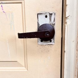 A & J Mobile Locksmith - Push bar door handle addition