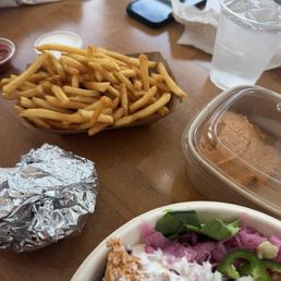 Sides fries and fire HUMMUS Sides fries and fire HUMMUS