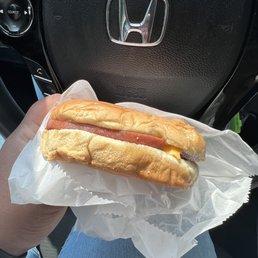 Beef bologna burger