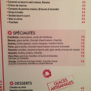 Framboise - Dessert crepes, the apple/ caramel (pommes rissolees) was amazing! - Creperies Near Me - Paris, 75