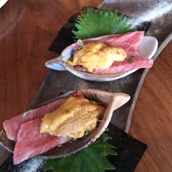 Salt + Charcoal - Uni and Wagyu Beef Roll - Japanese Near Me - Brooklyn, New York Salt + Charcoal - Uni and Wagyu Beef Roll - Japanese Near Me - Brooklyn, New York