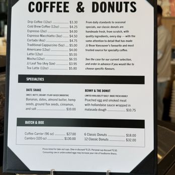 Neate Donuts - Menu - Donuts Near Me - Vancouver, British Columbia