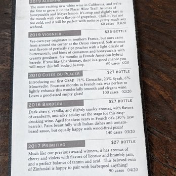 PaZa Estate Winery - Today's Wine Menu 8/22/2020 - Wine Tasting Room Near Me - Auburn, California PaZa Estate Winery - Today's Wine Menu 8/22/2020 - Wine Tasting Room Near Me - Auburn, California
