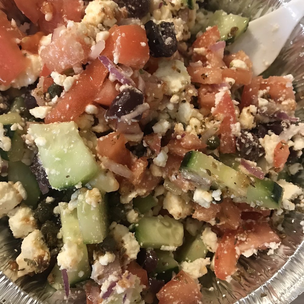 Olympic Pizza - Horitiki salad no peppers. - Pizza Near Me - Williamstown, Massachusetts Olympic Pizza - Horitiki salad no peppers. - Pizza Near Me - Williamstown, Massachusetts