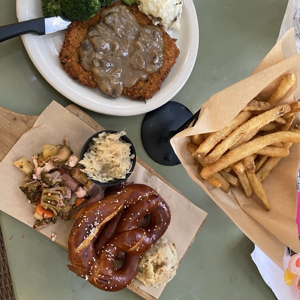 Prost - Pork chop, pretzel/sausage board, fries - German Near Me - San Antonio, Texas Prost - Pork chop, pretzel/sausage board, fries - German Near Me - San Antonio, Texas