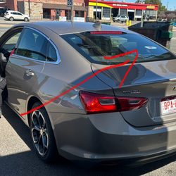 Hertz Rent A Car - Lyft sticker left in window on inadequately cleaned rental