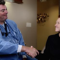 Herman Family Dentistry - Dr. Eric Herman with patient