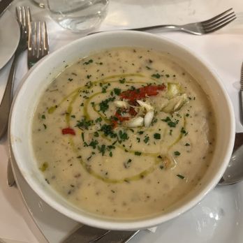 Eight4Nine - Corn & Crab Chowder - New American Near Me - Palm Springs, California Eight4Nine - Corn & Crab Chowder - New American Near Me - Palm Springs, California